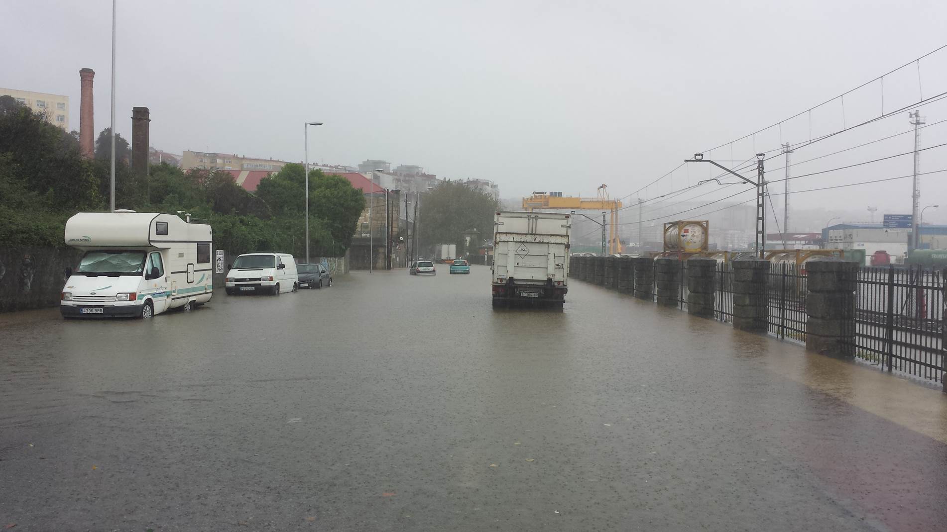 Graves Inundaciones en Vigo Parte 1